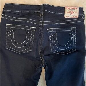 True Religion Becca Mid Rise Bootcut black Jeans